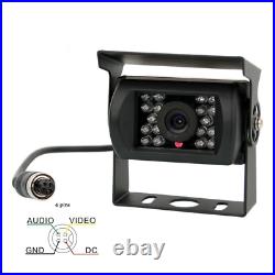 9 Quad Split Monitor With Front Side Backup Rear View Camera For RV Truck Bus