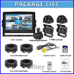 9 Quad Split Screen DVR Monitor + 4x IR Backup Rear View Camera System for Bus 9 Quad Split Screen DVR Monitor + 4x IR Backup Rear View Camera System for Bus