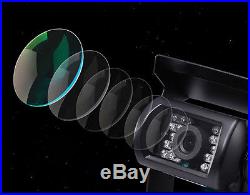 9 Quad Split Screen Monitor 4x Backup Rear View CCD Camera Syetem For TRUCK car