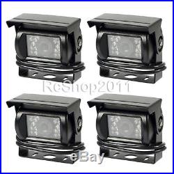 9 TFT LCD Monitor + Waterproof Car Rear View IR Night Vision Backup 4 Camera
