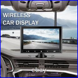 9 Wireless Backup Rear View Camera Night Vision System Monitor For RV Truck Bus