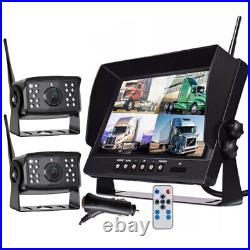 9 Wireless DVR Monitor 2 Backup Rear Front View Camera for Truck Trailer Car RV 9 Wireless DVR Monitor 2 Backup Rear Front View Camera for Truck Trailer Car RV