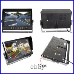 9 Wireless DVR Monitor Backup Rear Front View Camera for Truck Trailer Car RV