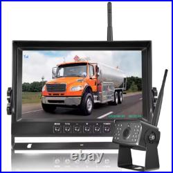 9 Wireless DVR Quad Monitor RV Backup Camera Rear Side View for Trailer Truck 9 Wireless DVR Quad Monitor RV Backup Camera Rear Side View for Trailer Truck