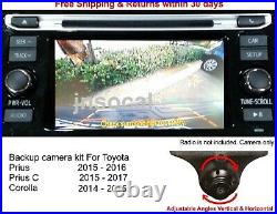 AAT Toyota Backup camera kit For Prius, Prius C 15-16 Corolla 14-16