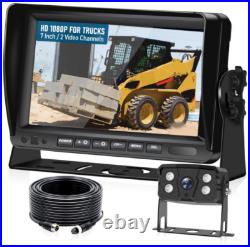 AHD 1080P 7'' Backup Camera System, Night Vision, Waterproof, Design for Tractor AHD 1080P 7'' Backup Camera System, Night Vision, Waterproof, Design for Tractor
