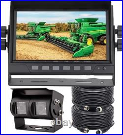 AHD 1080P 7 Reverse Rear View Backup Dual Lens IR Waterproof Camera System