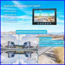 AHD 1080P 7 Reverse Rear View Backup Dual Lens IR Waterproof Camera System