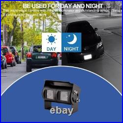 AHD 1080P 7 Reverse Rear View Backup Dual Lens IR Waterproof Camera System
