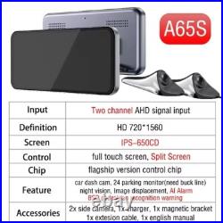 AHD Car Camera Monitor, View Rear Backup Side, Rearview Mirror, Blind Spot Assis