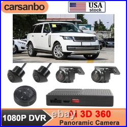 AI Dashcam 360° Car Multi-View Camera System with 41080P TVI Night Vision Camera