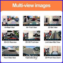 AI Dashcam 360° Car Multi-View Camera System with 41080P TVI Night Vision Camera
