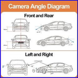 AI Dashcam 360° Car Multi-View Camera System with 41080P TVI Night Vision Camera