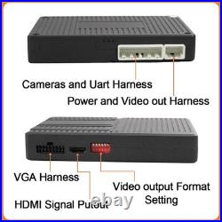 AI Dashcam 360° Car Multi-View Camera System with 41080P TVI Night Vision Camera