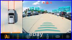 AI Dashcam 360° Car Multi-View Camera System with 41080P TVI Night Vision Camera