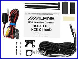 ALPINE HCE-C1100 Rear View Backup HDR Car Camera + Portable Bluetooth Speaker