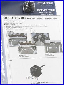 ALPINE HCE-C252RD Universal Waterproof Remote Mount Multi-View Backup Camera NEW