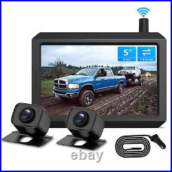 AUTO-VOX 5 Monitor + 2X Wireless Car Rear View Backup Camera for Truck SUV Van AUTO-VOX 5 Monitor + 2X Wireless Car Rear View Backup Camera for Truck SUV Van