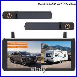 AUTO-VOX 7.2 1080P DVR Solar Wireless Backup Camera System & 2 Channels Cameras