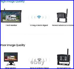 AUTO-VOX 7 HD 1080P Monitor Wireless Backup RearView Camera IR Night Vision W10