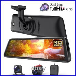 AUTO-VOX 9.35 OEM Front +Rear View Mirror Camera Dash Cam withDetached Front Lens