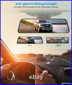 AUTO-VOX 9.35 OEM Front +Rear View Mirror Camera Dash Cam withDetached Front Lens
