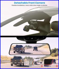 AUTO-VOX 9.35 OEM Front +Rear View Mirror Camera Dash Cam withDetached Front Lens
