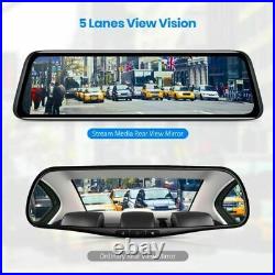 AUTO-VOX 9.35'' Stream Media Rear View Camera Mirror Dash Cam 1080P Touch Screen