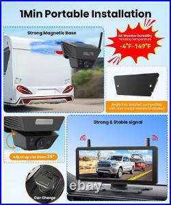 AUTO VOX Magnetic Solar Wireless Backup Camera 7.2 DVR 1080P 2 Split Monitor AUTO VOX Magnetic Solar Wireless Backup Camera 7.2 DVR 1080P 2 Split Monitor