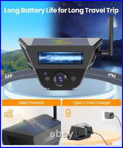 AUTO VOX Magnetic Solar Wireless Backup Camera 7.2 DVR 1080P 2 Split Monitor AUTO VOX Magnetic Solar Wireless Backup Camera 7.2 DVR 1080P 2 Split Monitor