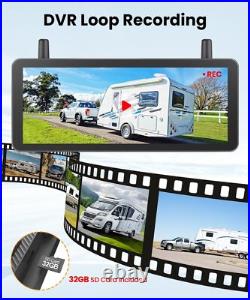 AUTO VOX Magnetic Solar Wireless Backup Camera 7.2 DVR 1080P 2 Split Monitor AUTO VOX Magnetic Solar Wireless Backup Camera 7.2 DVR 1080P 2 Split Monitor