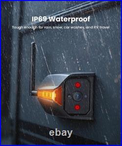 AUTO-VOX RV Backup Camera Wireless System Left/Right Side Cameras Only with WF1