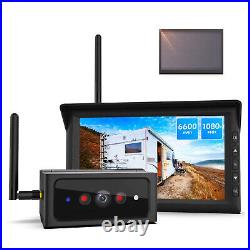 AUTO-VOX Solar4 Wireless Backup Camera + 7 1080P Monitor Rear View for Truck RV