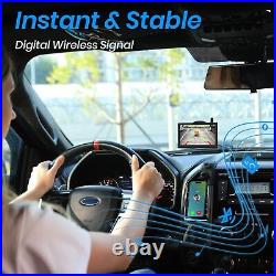 AUTO-VOX Solar Wireless Backup Rear View Camera + 5 HD Monitor + Magnetic Base
