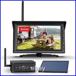 AUTO VOX Solar Wireless RV Backup Camera + 7 HD 1080P Monitor Rear View System