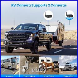 AUTO VOX Solar Wireless RV Backup Camera + 7 HD 1080P Monitor Rear View System