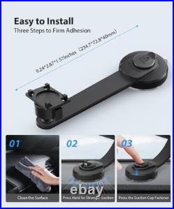 AUTO-VOX Solar Wireless Rear View Camera & 7.2 DVR Monitor and Suction Mount US
