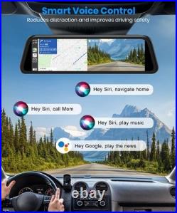 AUTO-VOX T11 OEM Mirror Dash Cam withCarPlay & Android 2K Front & Rear View Camera