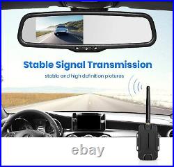 AUTO-VOX T1400 Wireless Backup Camera + 4.3 OEM Mirror Rear View Parking System