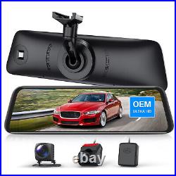 AUTO-VOX T9PRO OEM Front & Rear View 9.35 1080P Mirror Backup Camera Dash Cam