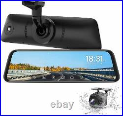 AUTO-VOX T9 Backup Camera Kit Full Touch Screen with OEM 1080P Rear View Mirror