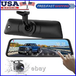 AUTO-VOX T9 Backup Reverse Camera & OEM 9.35'' Touch Screen Rear View Mirror Kit