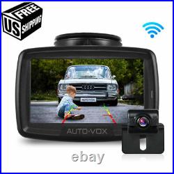 AUTO-VOX TD2 Wireless Backup Reversing Camera +4.3 Monitor Rear View System Kit