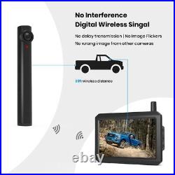 AUTO-VOX TW1 Wireless Solar Backup Camera Car Rear/Front View Cam 5'' HD Monitor