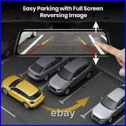 AUTO-VOX V5PRO OEM 9.35'' Front & Rear View Mirror Camera Dual HD 1080P Dash Cam