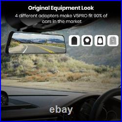AUTO-VOX V5PRO OEM Rear View Camera 9.35'' Anti-Glare Mirror Dual 1080P Dash Cam