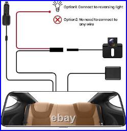 AUTO-VOX V5 1080P HD Car Dash Camera 9.35'' Mirror Monitor Rear View Parking Kit