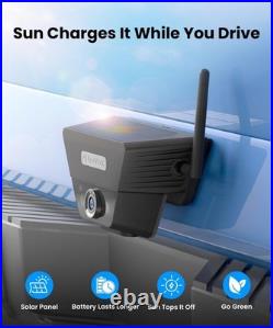AUTO-VOX Wireless 5 Monitor Solar Magnetic Backup Camera For Truck Car Trailer