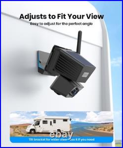 AUTO-VOX Wireless 5 Monitor Solar Magnetic Backup Camera For Truck Car Trailer
