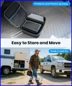 AUTO-VOX Wireless 5 Monitor Solar Magnetic Backup Camera For Truck Car Trailer